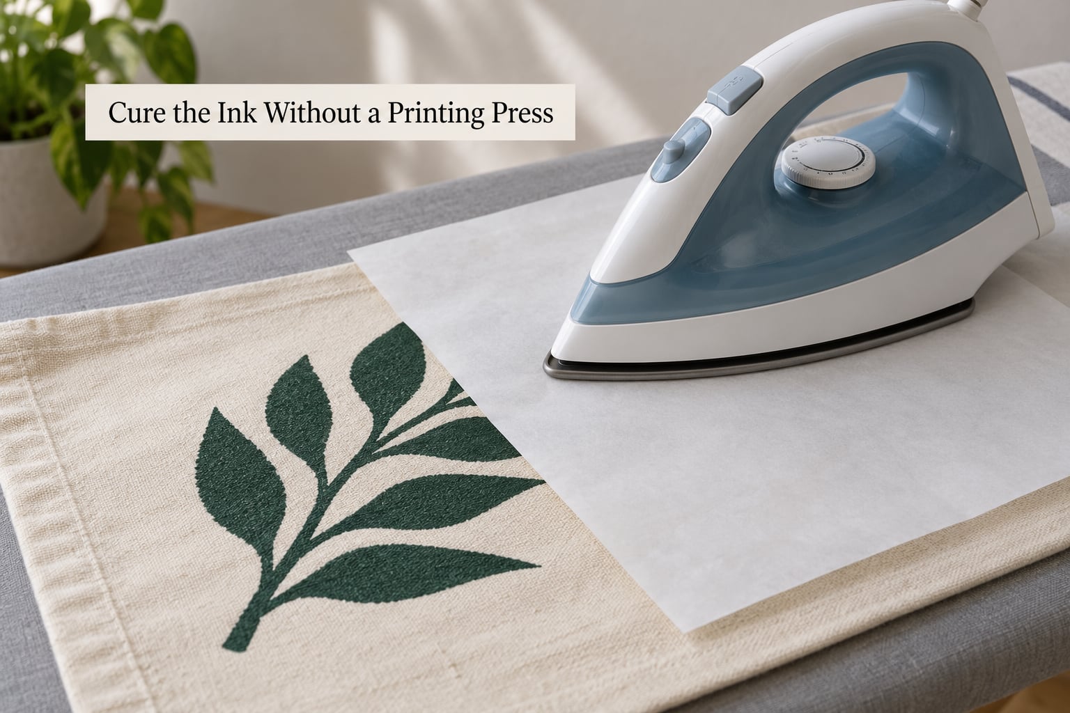 Cure the Ink Without a Printing Press