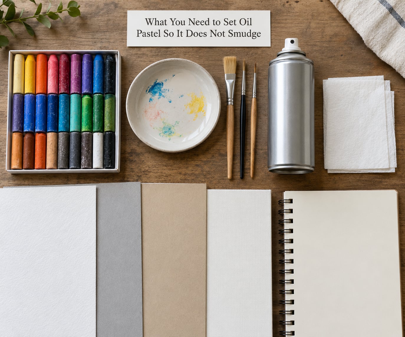 What You Need to Set Oil Pastel So It Does Not Smudge