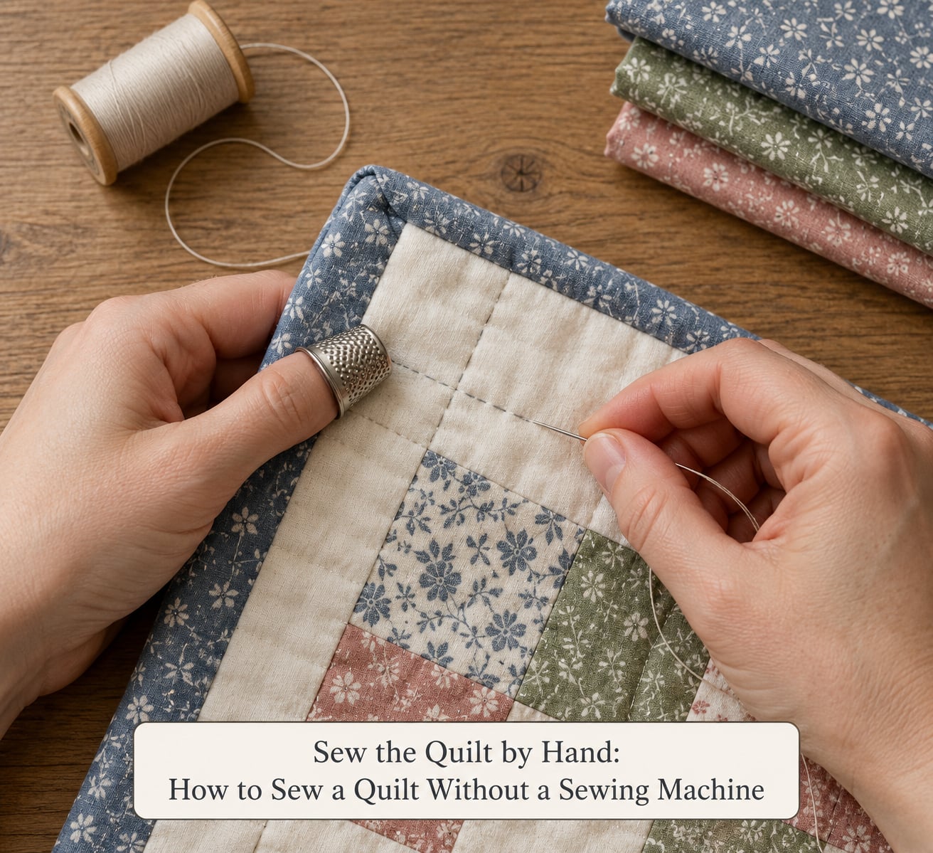 Sew the Quilt by Hand: How to Sew a Quilt Without a Sewing Machine