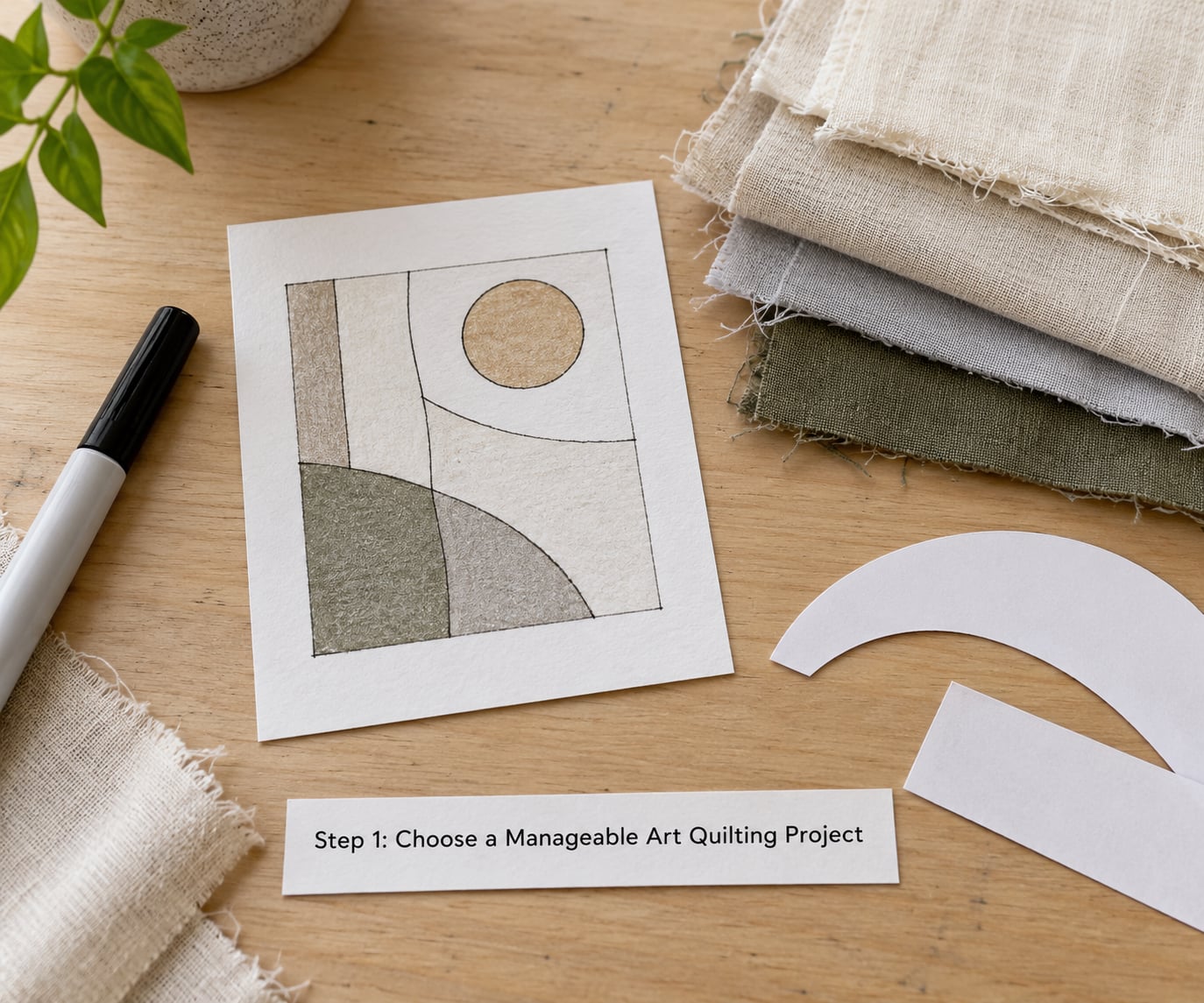 Step 1: Choose a Manageable Art Quilting Project