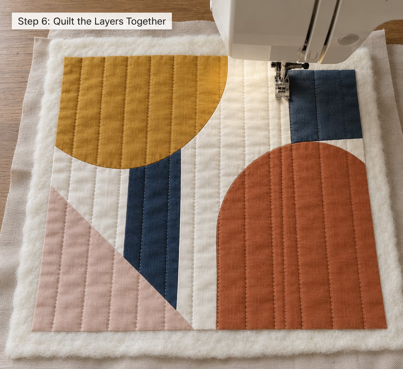 Step 6: Quilt the Layers Together