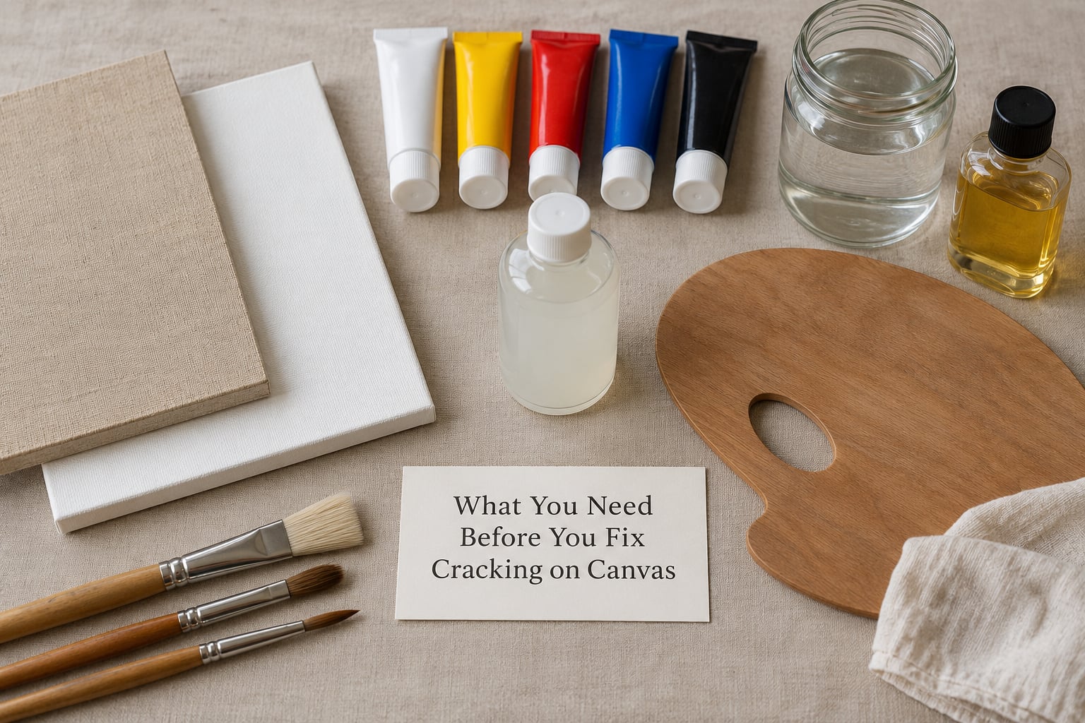 What You Need Before You Fix Cracking on Canvas
