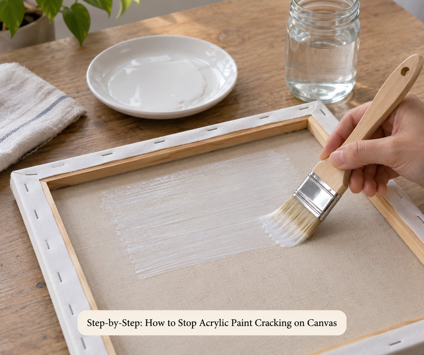 Step-by-Step: How to Stop Acrylic Paint Cracking on Canvas