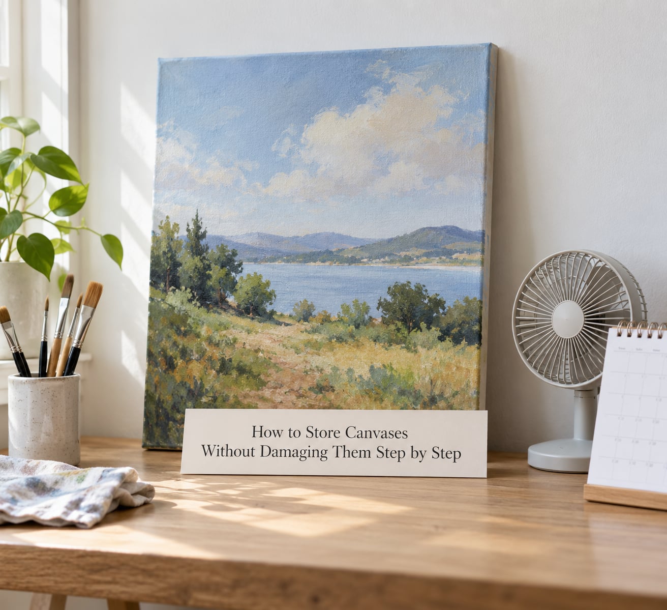 How to Store Canvases Without Damaging Them Step by Step