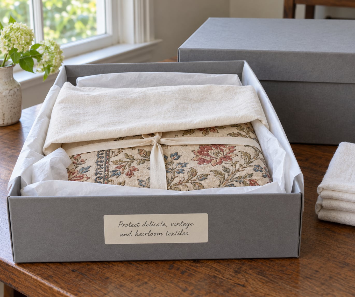 Protect delicate, vintage and heirloom textiles