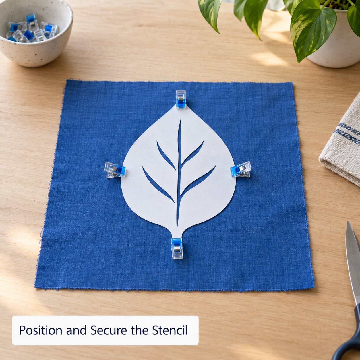 Position and Secure the Stencil