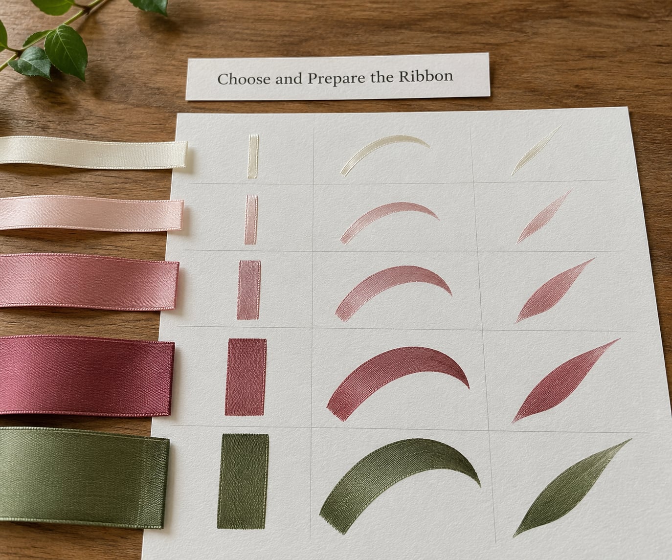 Choose and Prepare the Ribbon