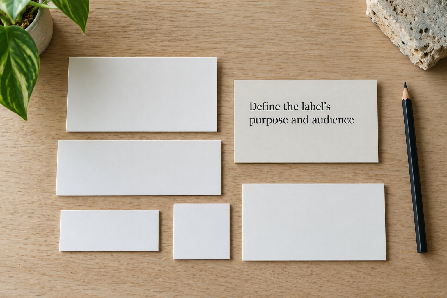 Define the label's purpose and audience
