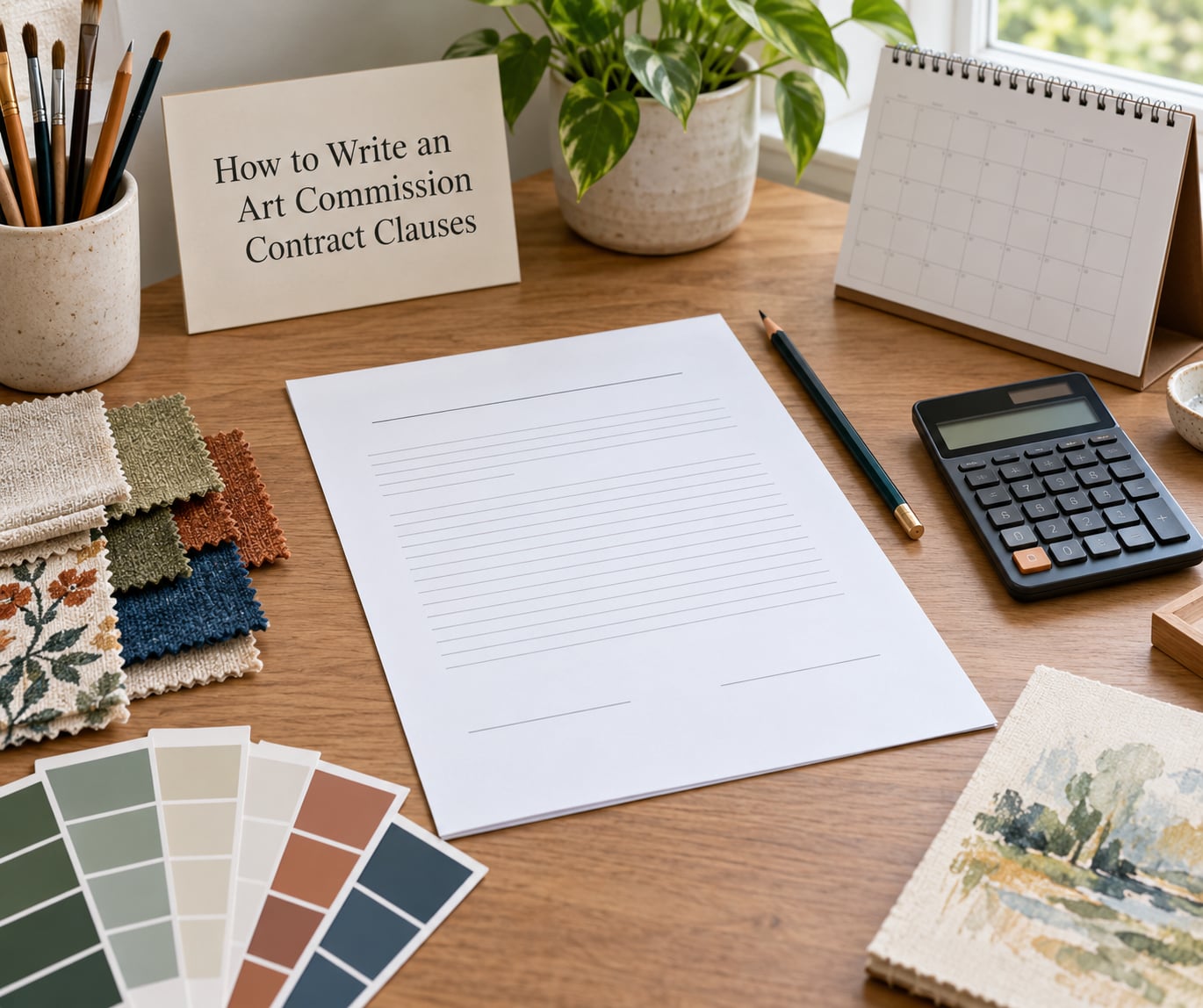 How to Write an Art Commission Contract Clauses