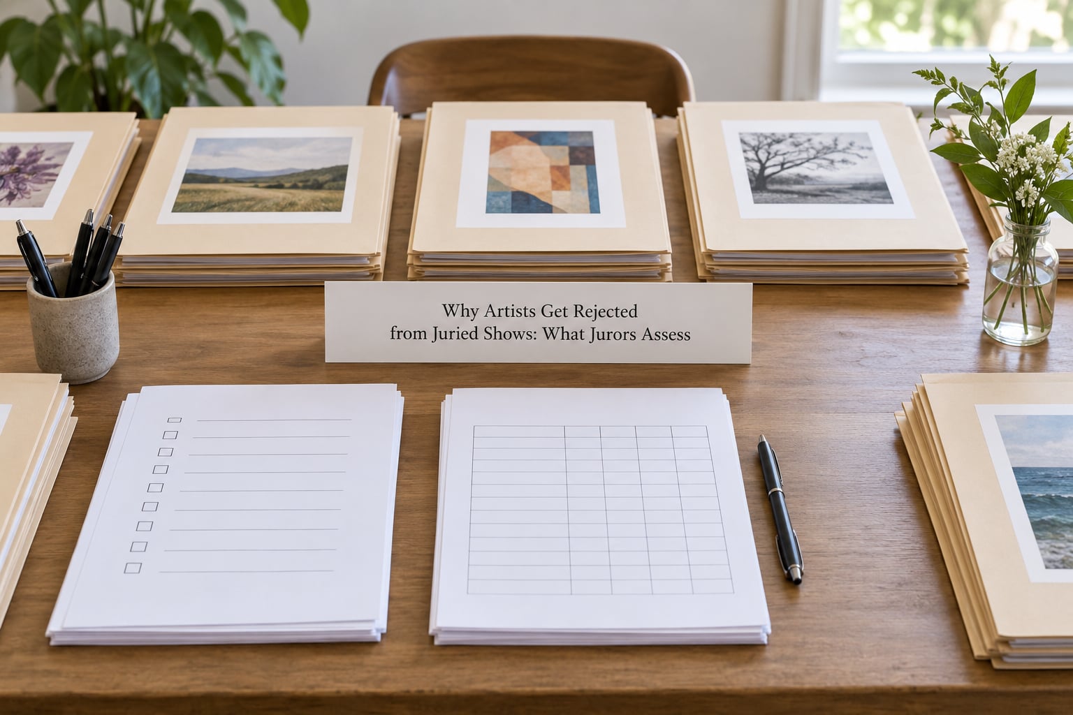 Why Artists Get Rejected from Juried Shows: What Jurors Assess