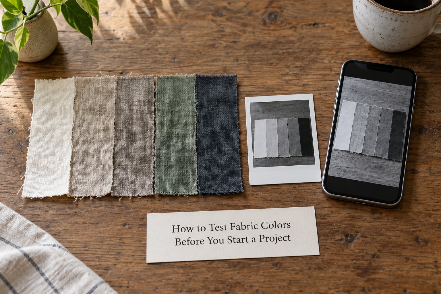 How to Test Fabric Colors Before You Start a Project